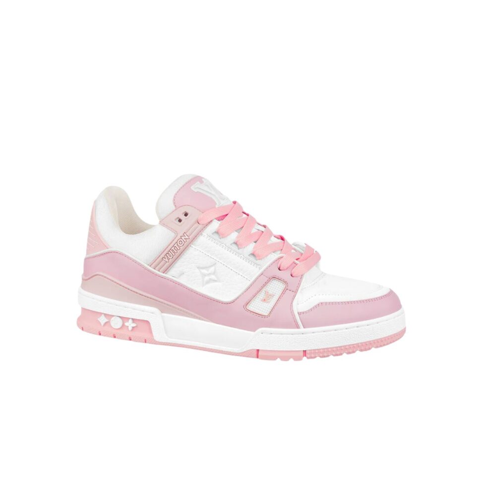 LOUIS VUITTON LV TRAINER SNEAKER PINK ROSE 1ABOEK
