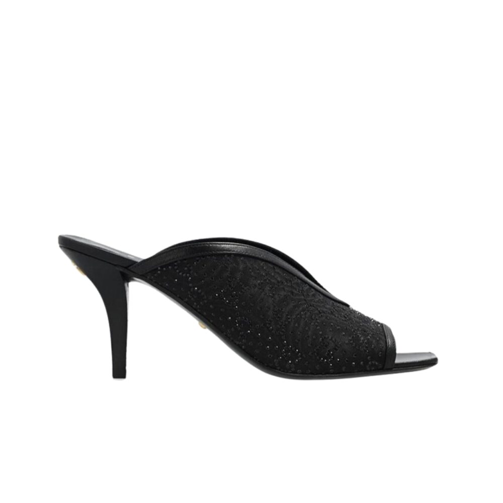 GUCCI BLACK GG DEMI EMBELLISHED BLACK