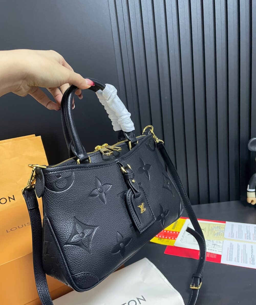 LOUIS VUITTON TRIANON PM MONOGRAM EMPREINTE BLACK 28CM M46488 - Image 6