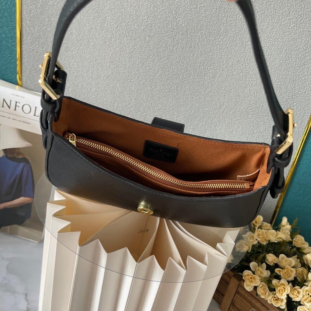 LOUIS VUITTON LOW KEY SHOULDER BAG BLACK 25CM M24611 - Image 4