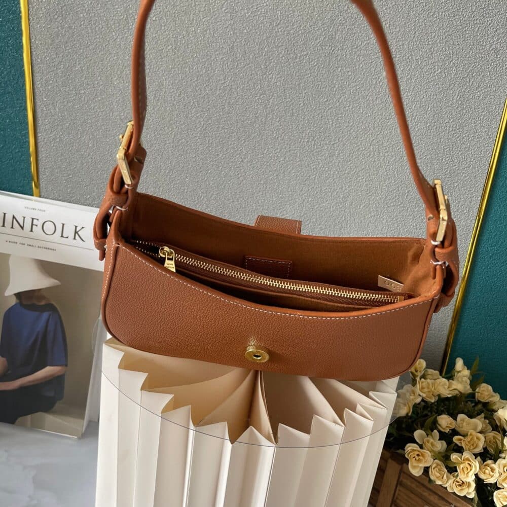 LOUIS VUITTON LOW KEY SHOULDER BAG BROWN 25CM M24885 - Image 6