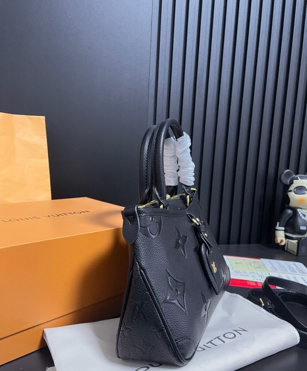 LOUIS VUITTON TRIANON PM MONOGRAM EMPREINTE BLACK 28CM M46488 - Image 10