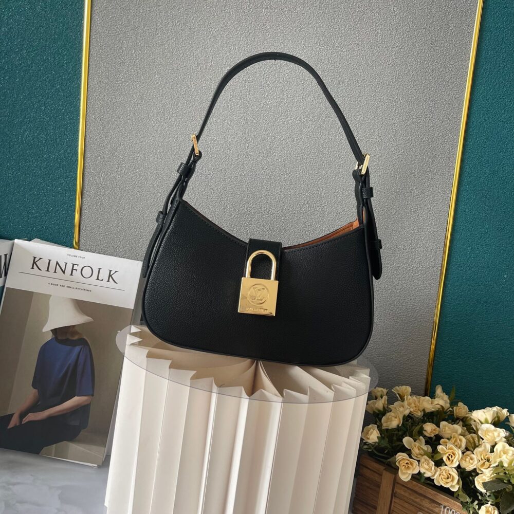 LOUIS VUITTON LOW KEY SHOULDER BAG BLACK 25CM M24611 - Image 10