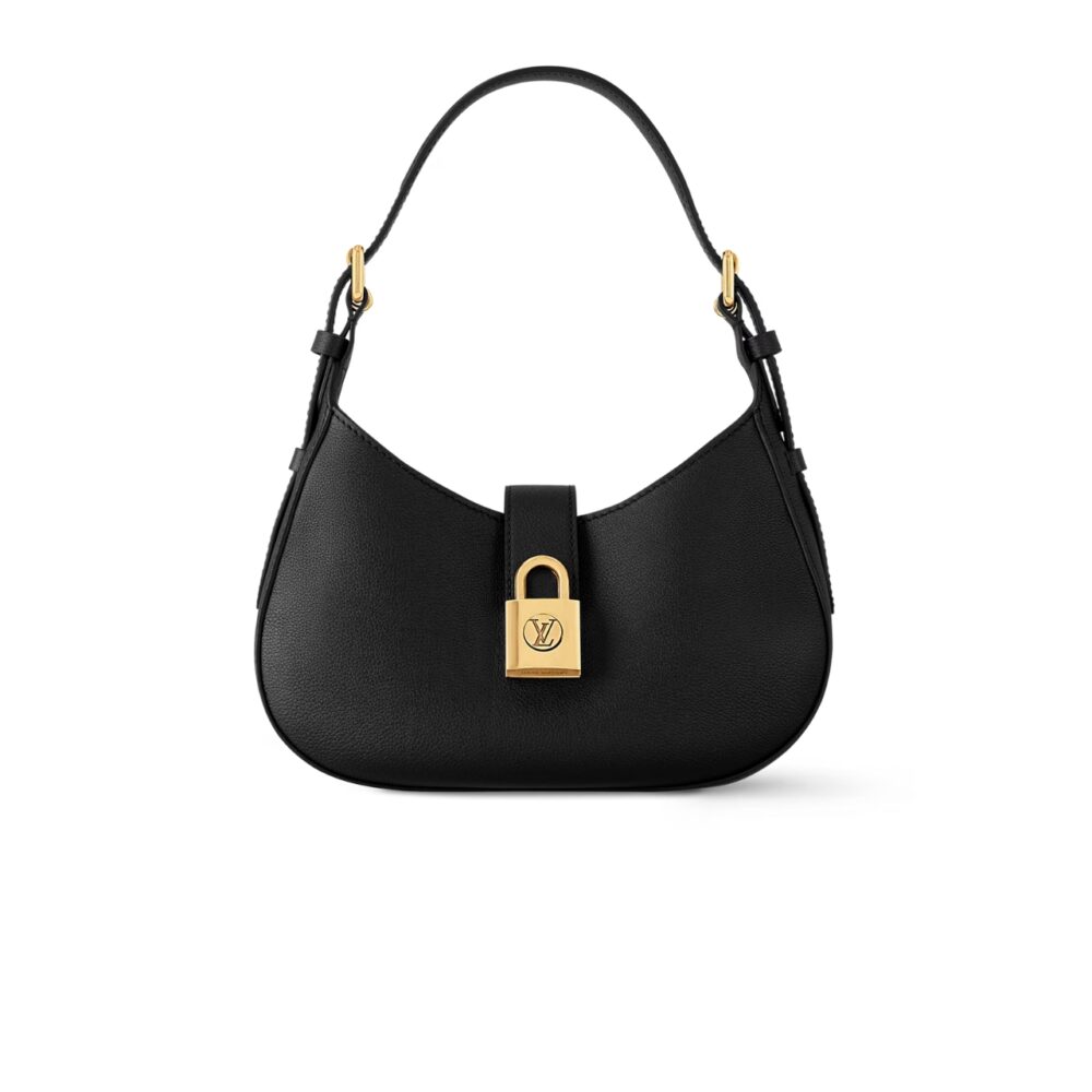 LOUIS VUITTON LOW KEY SHOULDER BAG BLACK 25CM M24611