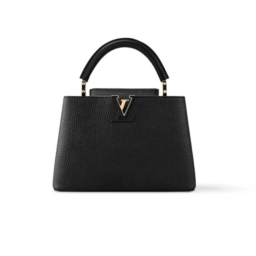 LOUIS VUITTON CAPUCINES BB BAG BLACK 27CM M94755
