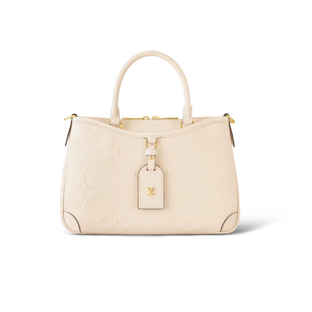 LOUIS VUITTON TRIANON PM MONOGRAM EMPREINTE WHITE 28CM M46503