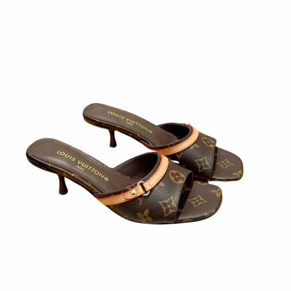 LOUIS VUITTON NEO REVIVAL MULE MONOGRAM CANVAS