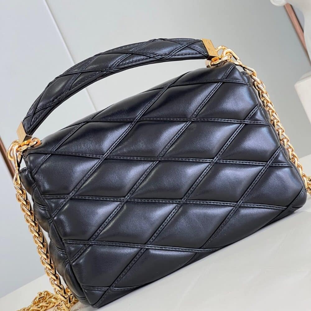 LOUIS VUITTON GO 14 MM BAG BLACK 23CM M22891 - Image 6