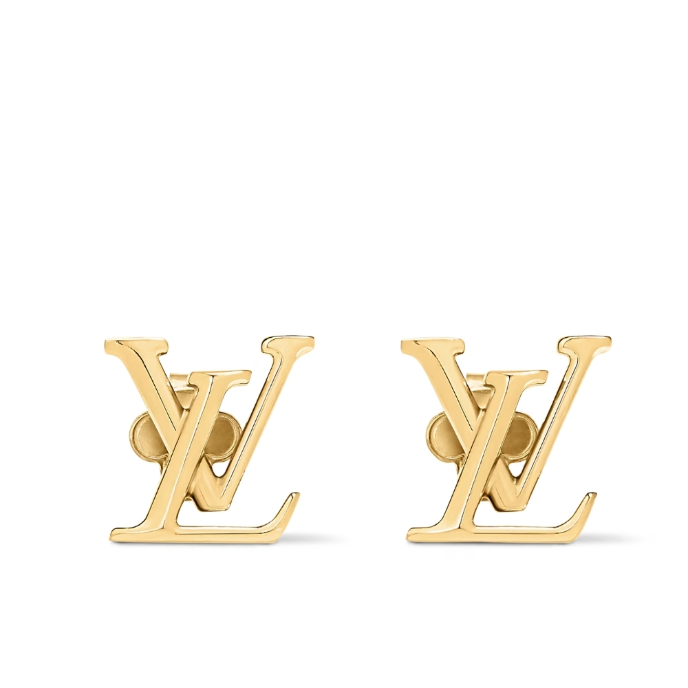 LOUIS VUITTON LV ICONIC EARRINGS GOLD M00743
