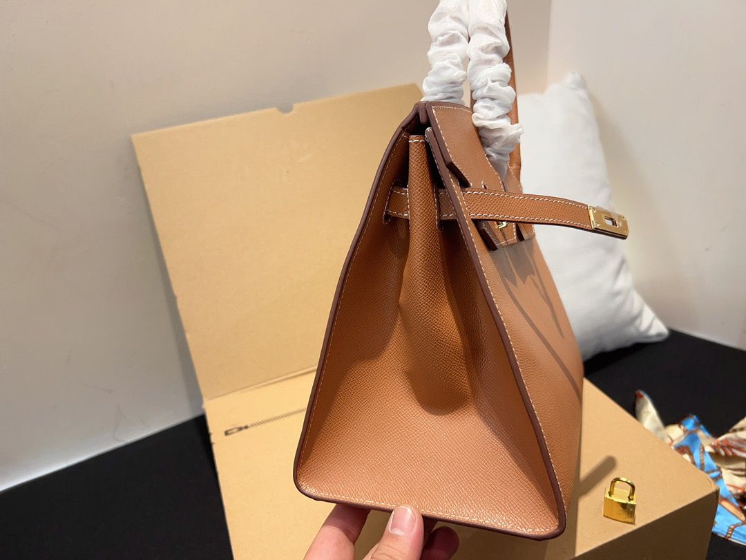 GIFT SET: HERMES BIRKIN 25 BROWN & KELLY 18 BROWN BELT - Image 8