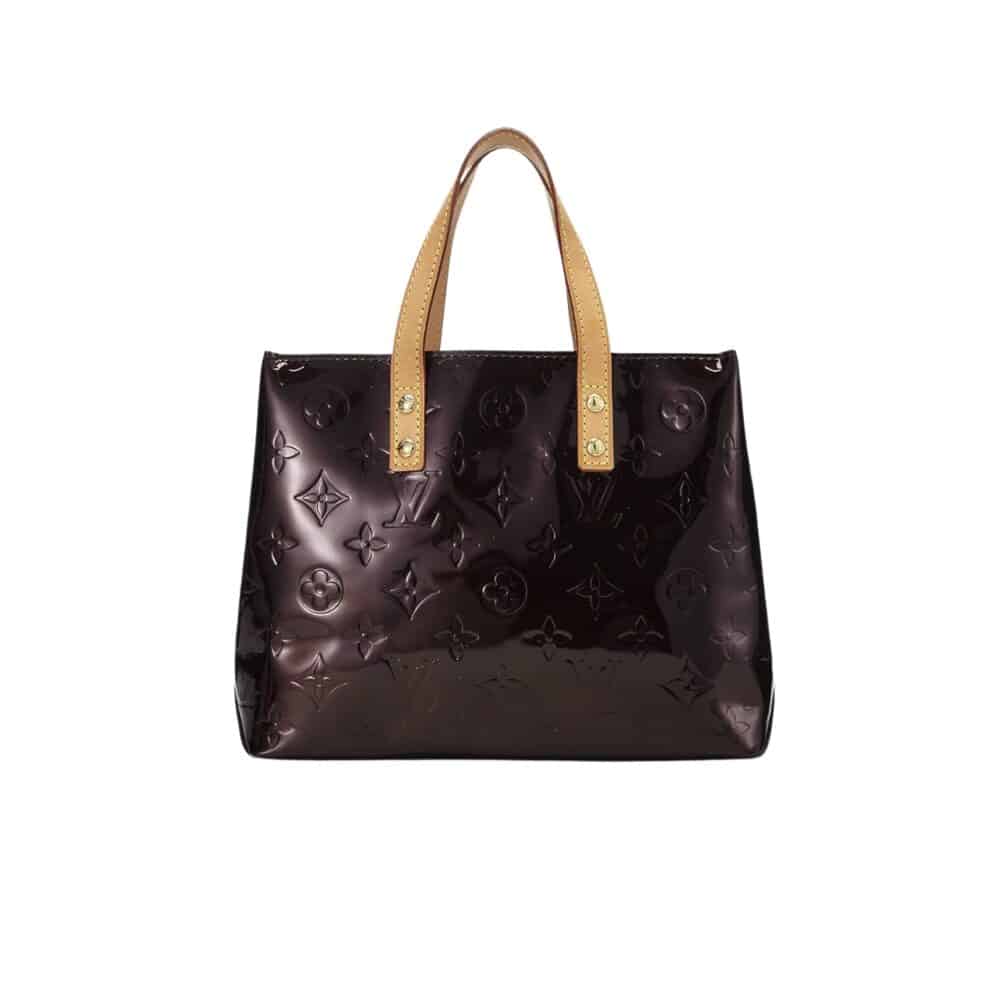 LOUIS VUITTON READE PM MONOGRAM VERNIS BLACK 22CM