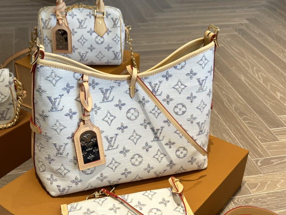 LOUIS VUITTON CARRYALL PM MULTICOLOR BEIGE 29CM M24707 - Image 10
