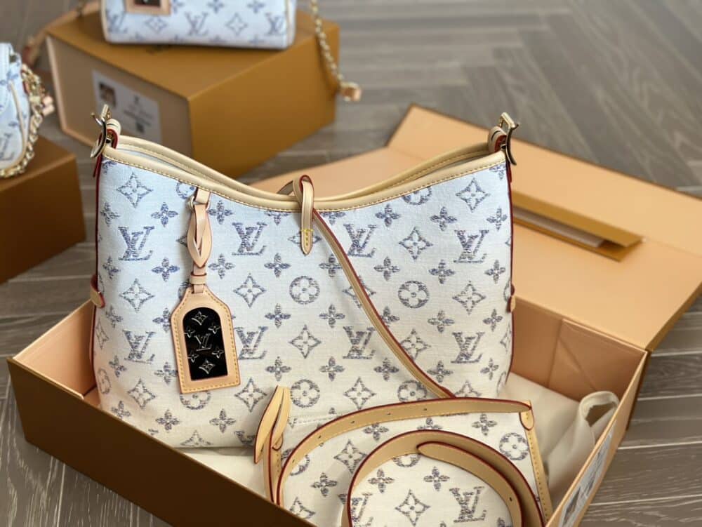 LOUIS VUITTON CARRYALL PM MULTICOLOR BEIGE 29CM M24707 - Image 2