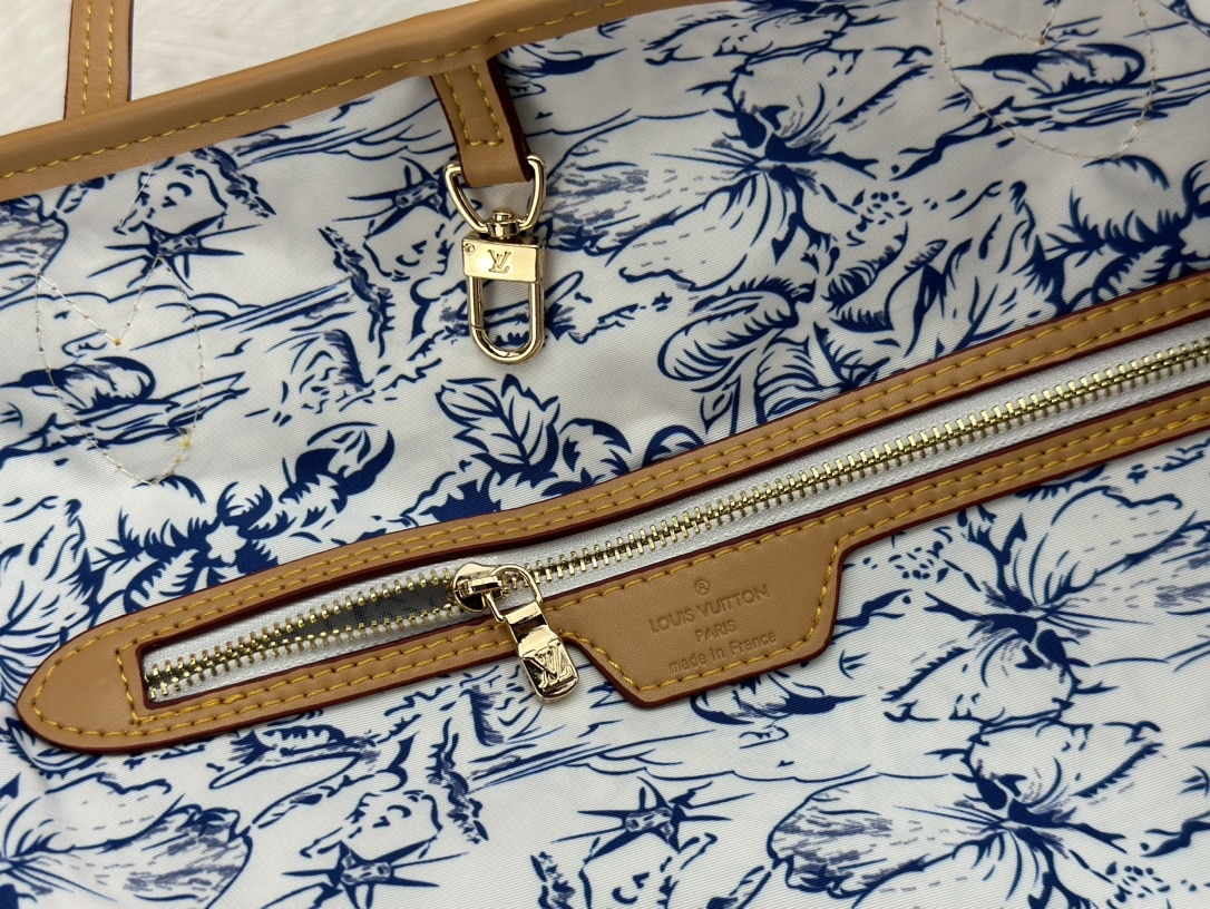 LOUIS VUITTON NEVERFULL MM AUTRES TOILES MONOGRAM LAGOON 31CM M11263 - Image 9