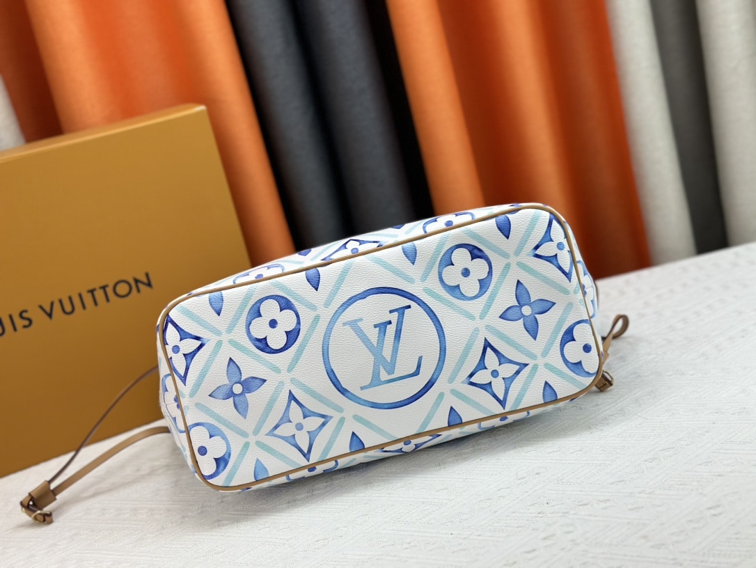 LOUIS VUITTON NEVERFULL MM AUTRES TOILES MONOGRAM LAGOON 31CM M11263 - Image 6
