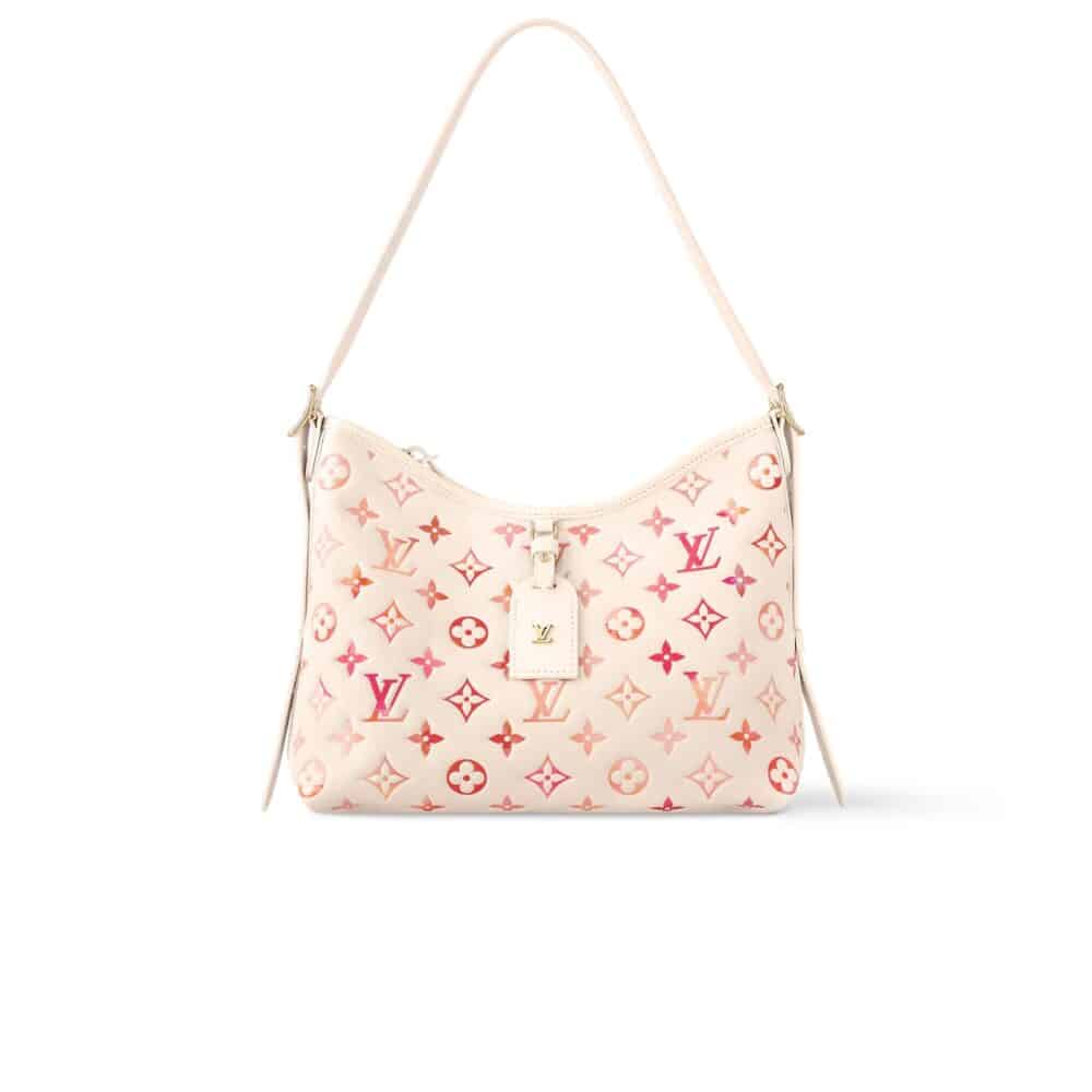 LOUIS VUITTON CARRYALL PM MONOGRAM EMPREINTE SUNRISE AQUARELLE 28CM M24652