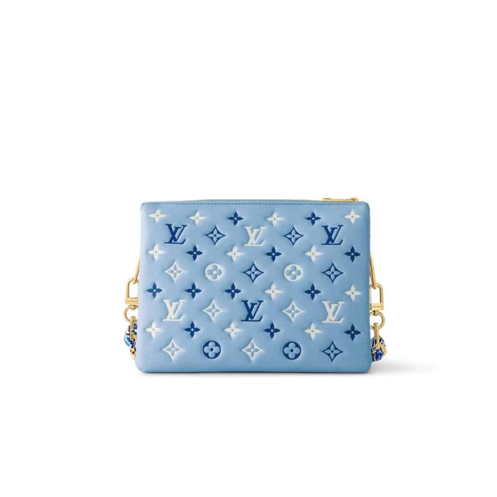 LOUIS VUITTON COUSSIN PM COUSSIN BAG BLUE 26CM M22953