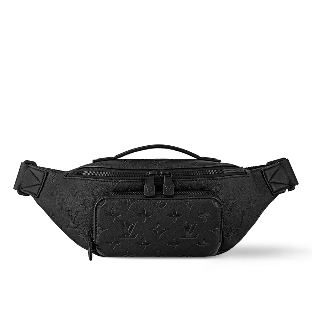 LOUIS VUITTON RUSH BUMBAG MONOGRAM SHADOW BLACK 30CM M47058
