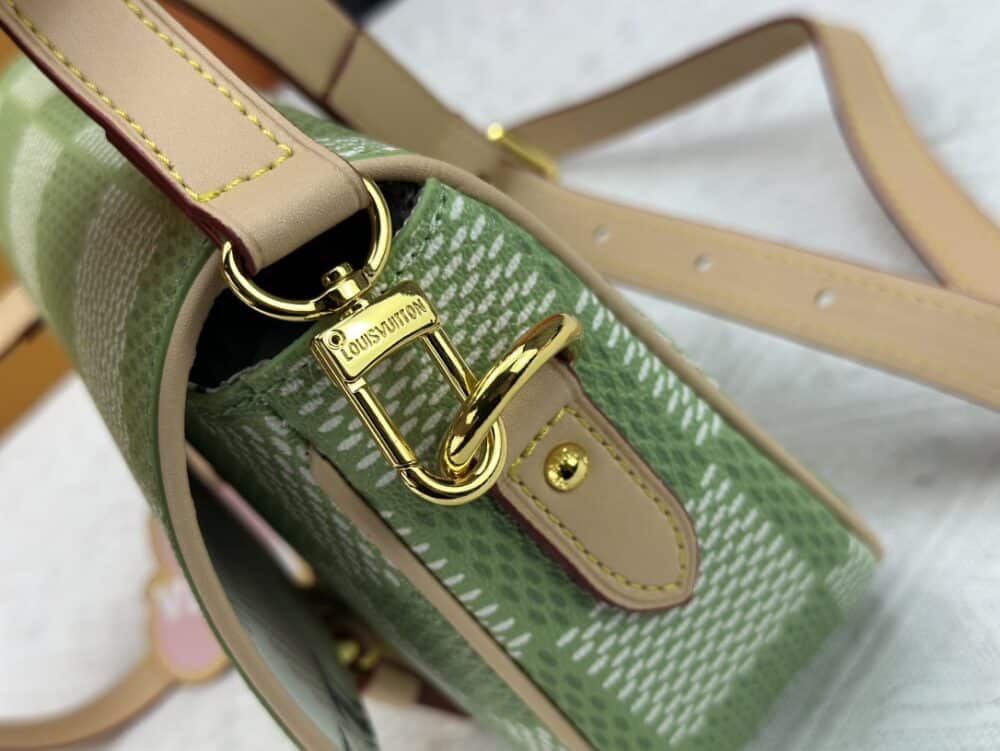 LOUIS VUITTON MONTSOURIS MESSENGER BAG GREEN 20CM N40665 - Image 7