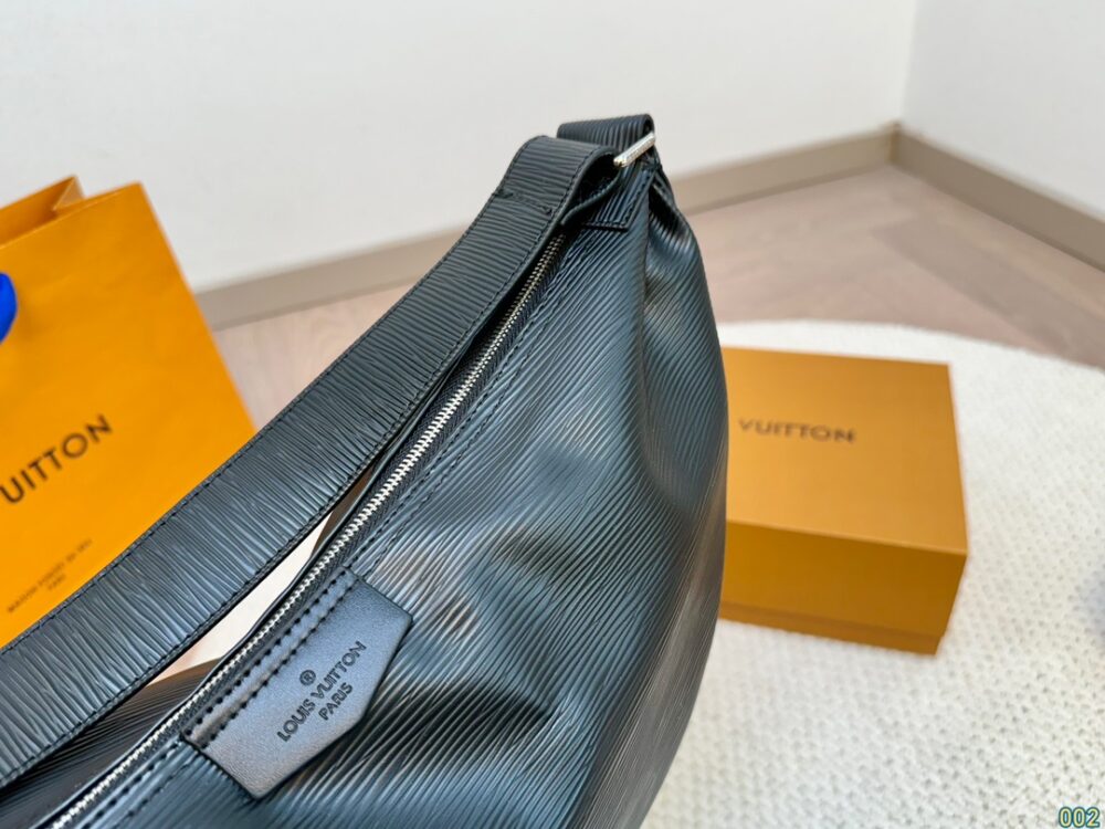 LOUIS VUITTON HAMAC BAG EPI LEATHER BLACK 39CM M25225 - Image 5