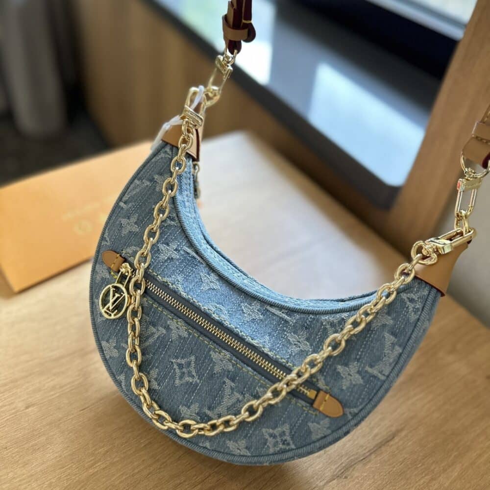 LOUIS VUITTON LV BY THE POOL LOOP MONOGRAM SKY BLUE DENIM 25CM M24846 - Image 3