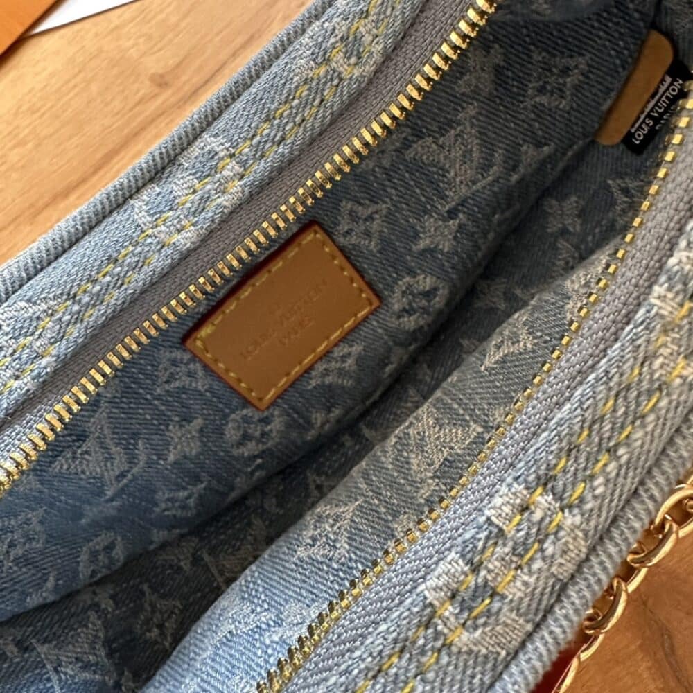 LOUIS VUITTON LV BY THE POOL LOOP MONOGRAM SKY BLUE DENIM 25CM M24846 - Image 6