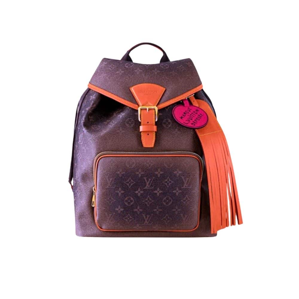 LOUIS VUITTON MONTSOURIS BACKPACK MONOGRAM DUST COATED CANVAS 30CM M11540