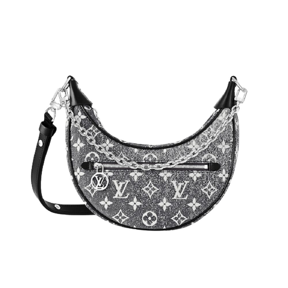 LOUIS VUITTON LOOP PM BAG GREY 23CM M21752