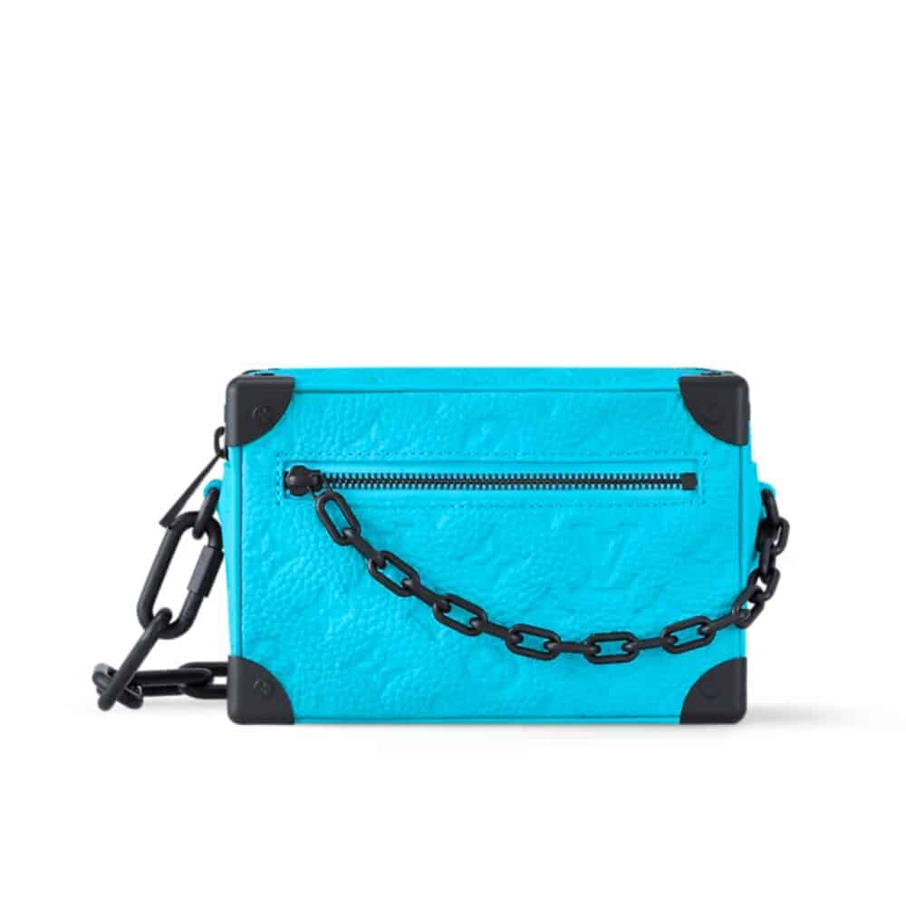 LOUIS VUITTON MINI SOFT TRUNK TURQUOISE 18CM M11673