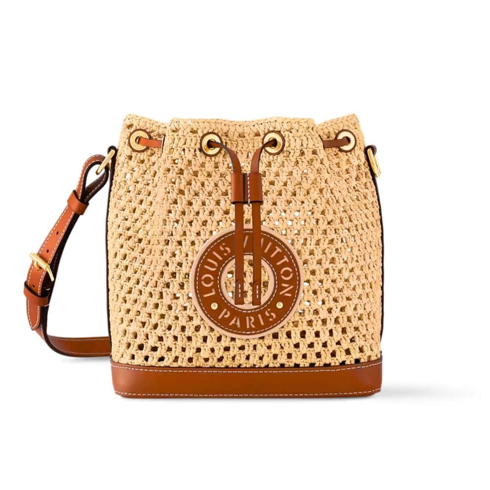 LOUIS VUITTON NOÉ PURSE TAN 18CM M83521