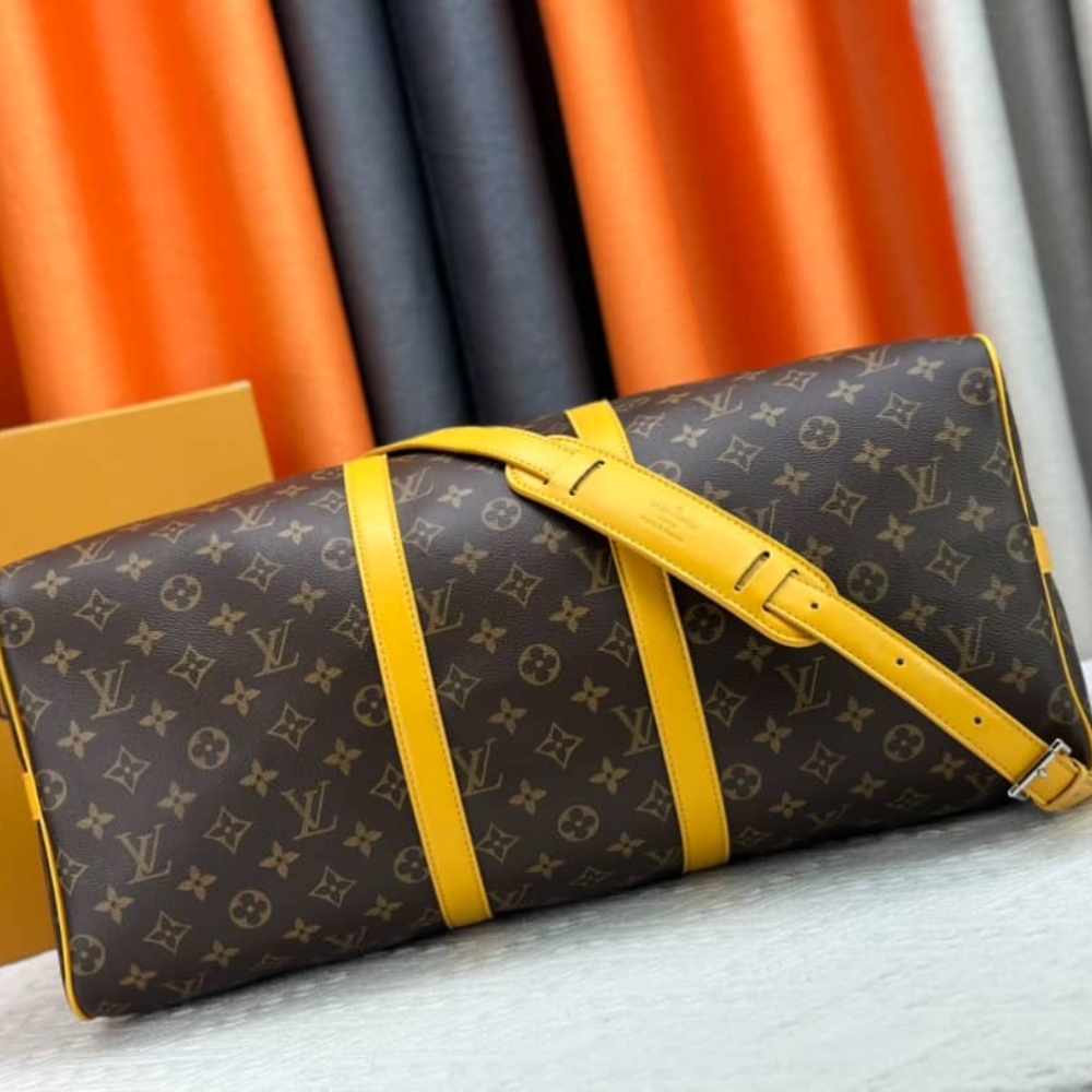 Louis Vuitton Keepall Bandoulière 50 Yellow 50Cm M46771 - Image 6