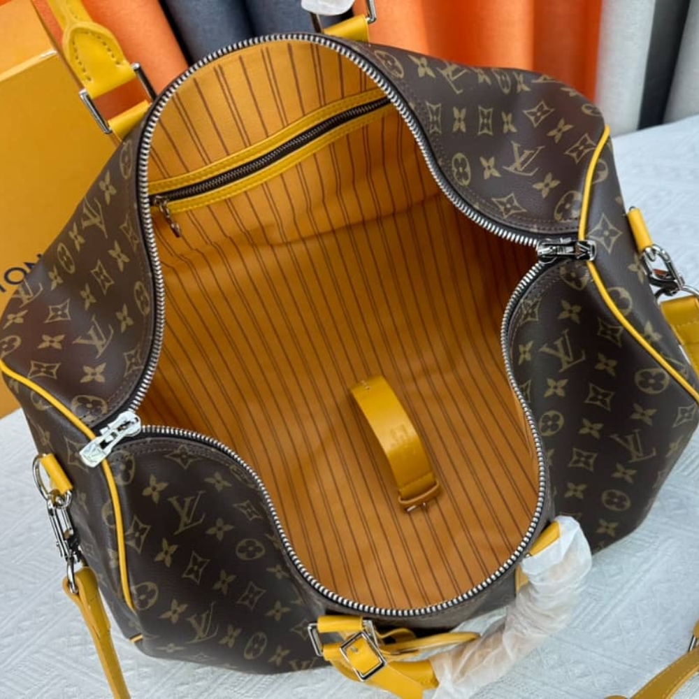 Louis Vuitton Keepall Bandoulière 50 Yellow 50Cm M46771 - Image 10