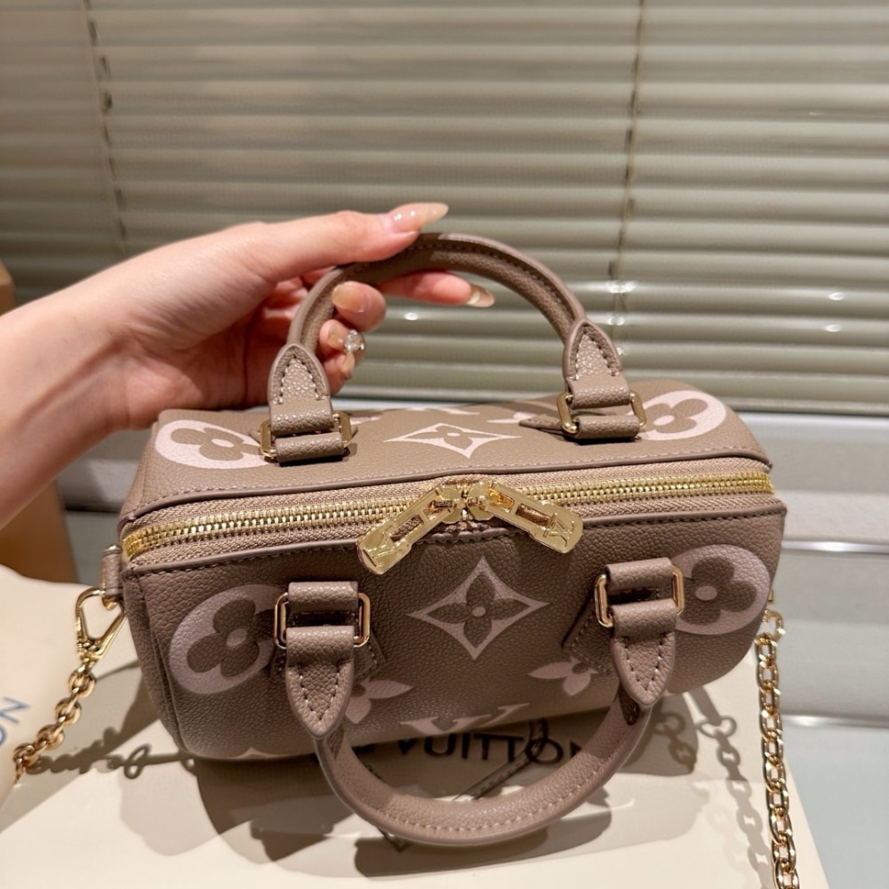 LOUIS VUITTON SPEEDY BANDOULIÈRE 20 TOURTERELLE GRAY 20CM M46575 - Image 5