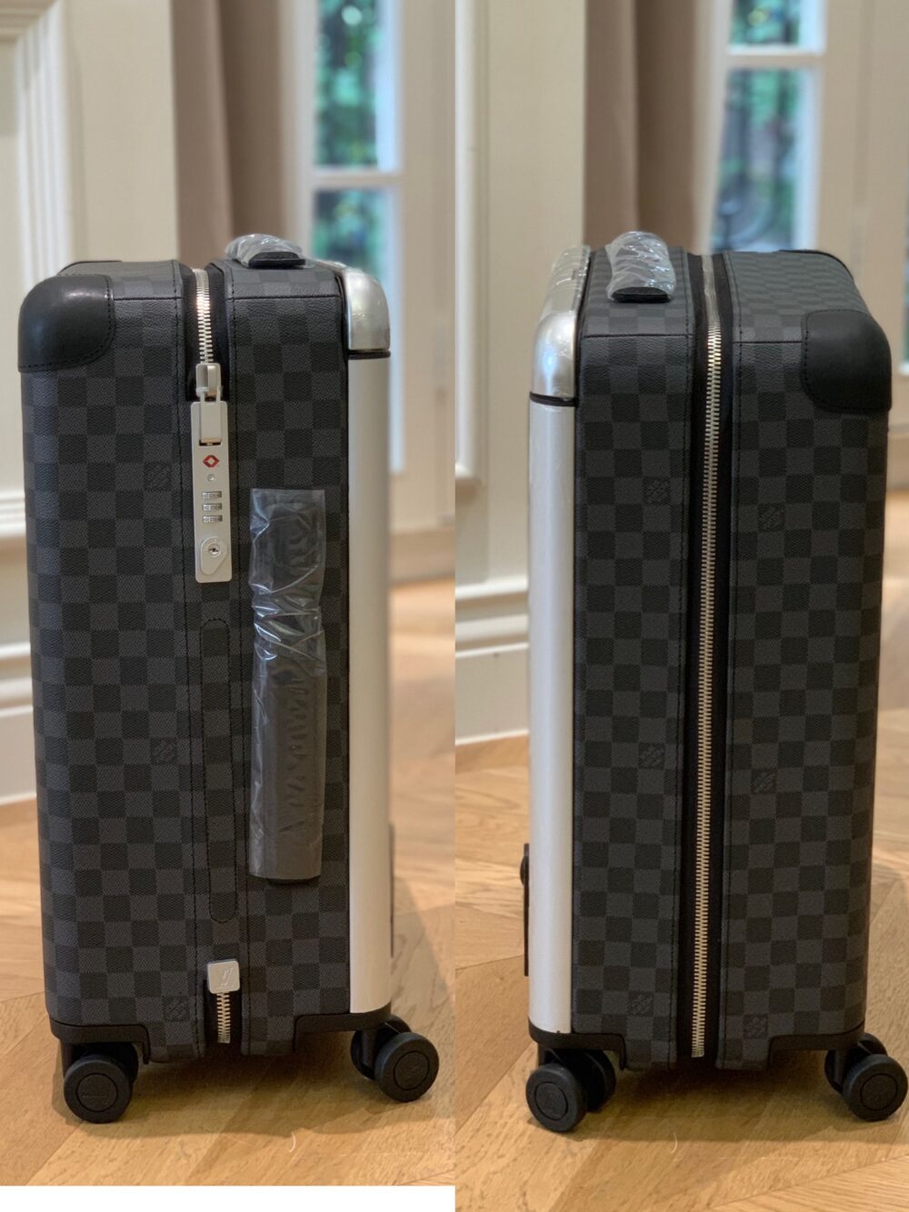 LOUIS VUITTON HORIZON 55 SUITCASE DAMIER GRAPHITE CANVAS BLACK 55CM N23209 - Image 7