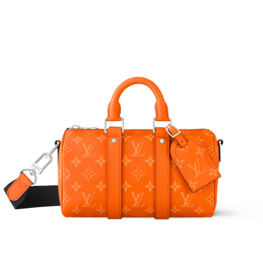 LOUIS VUITTON KEEPALL BANDOULIÈRE 25 TANGERINE 25CM M31044