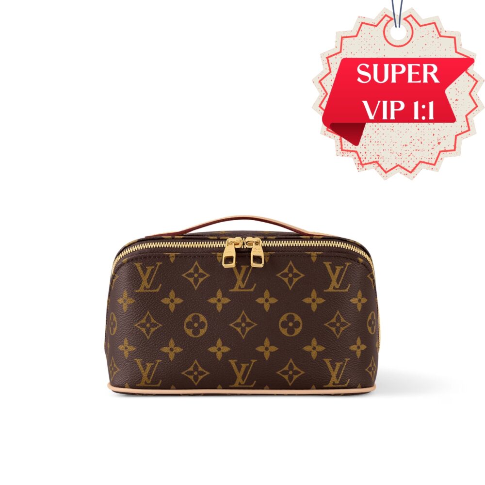 [SUPER VIP 1:1] LOUIS VUITTON TOILETRY BAG MONOGRAM CANVAS BROWN 24CM M11750