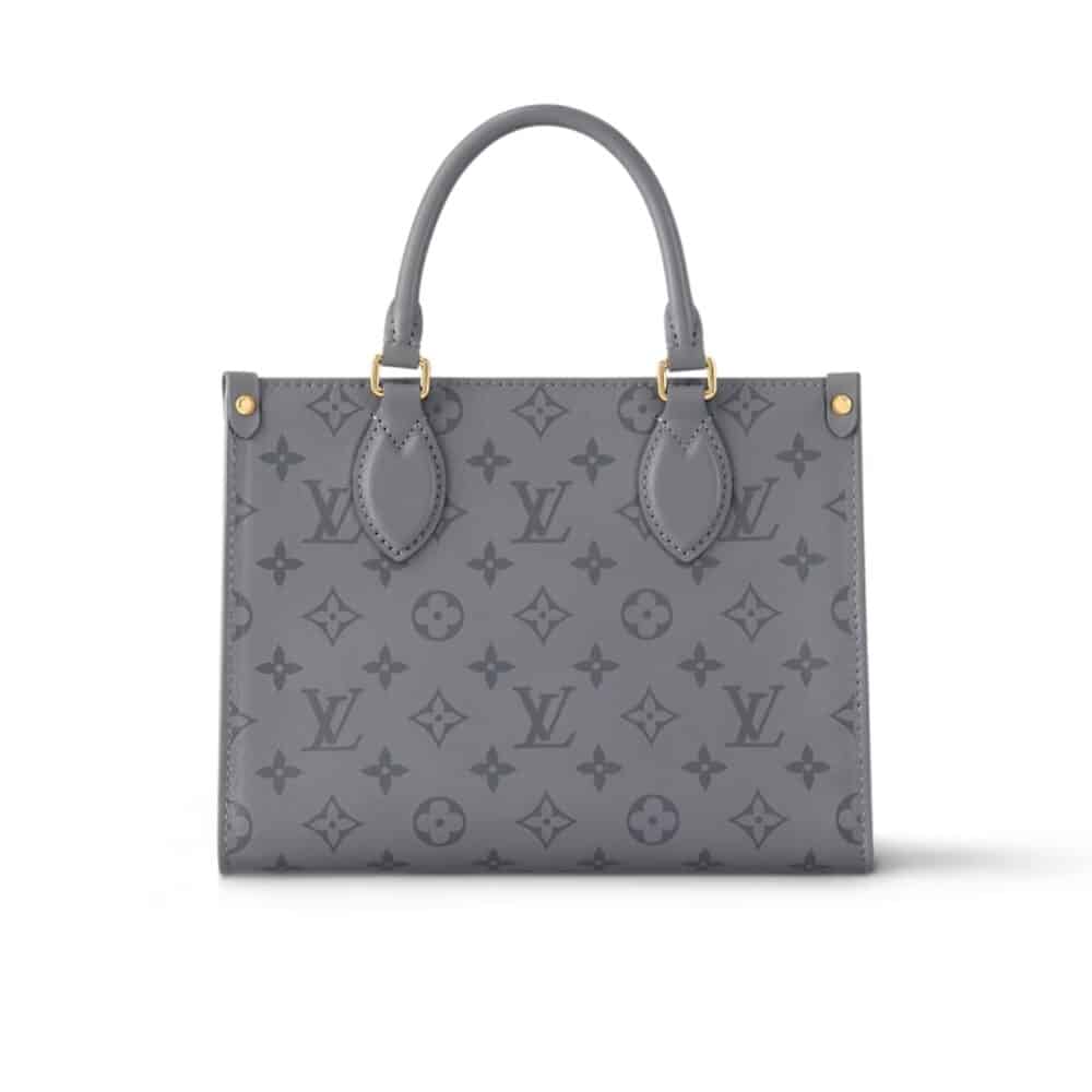 LOUIS VUITTON ONTHEGO PM CALFSKIN LEATHER CALFSKIN LEATHER 25CM M12465