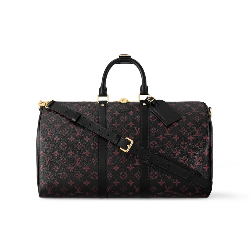 LOUIS VUITTON KEEPALL BANDOULIÈRE 45 MONOGRAM TOMETTE COATED CANVAS 45CM M12441