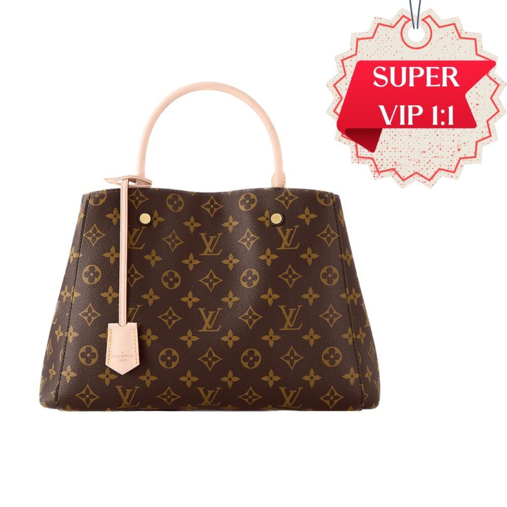 [SUPER VIP 1:1] LOUIS VUITTON MONTAIGNE BB MONOGRAM CANVAS BROWN 33CM M41056