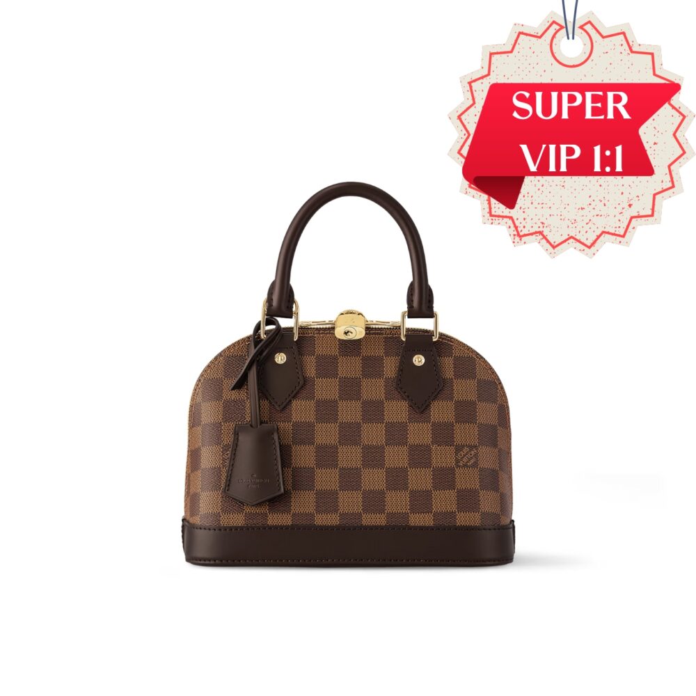 [SUPER VIP 1:1] LOUIS VUITTON ALMA BB DAMIER EBENE 23CM N40606