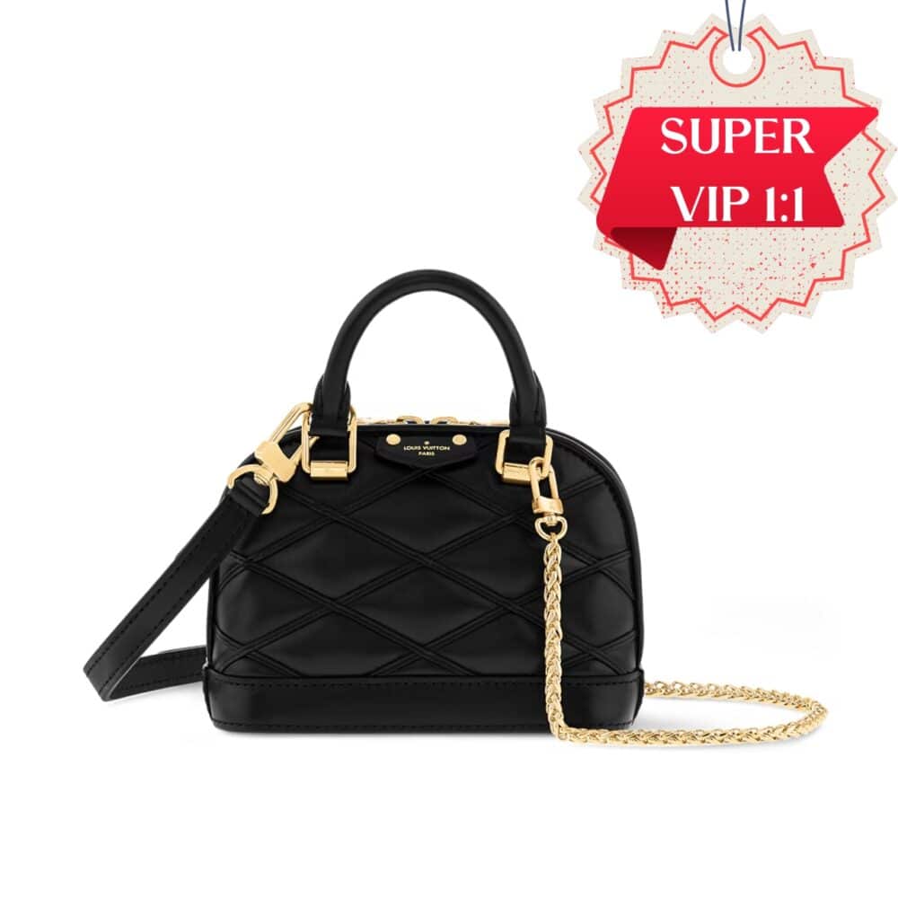 [SUPER VIP 1:1] LOUIS VUITTON NANO ALMA BLACK 18CM M83048