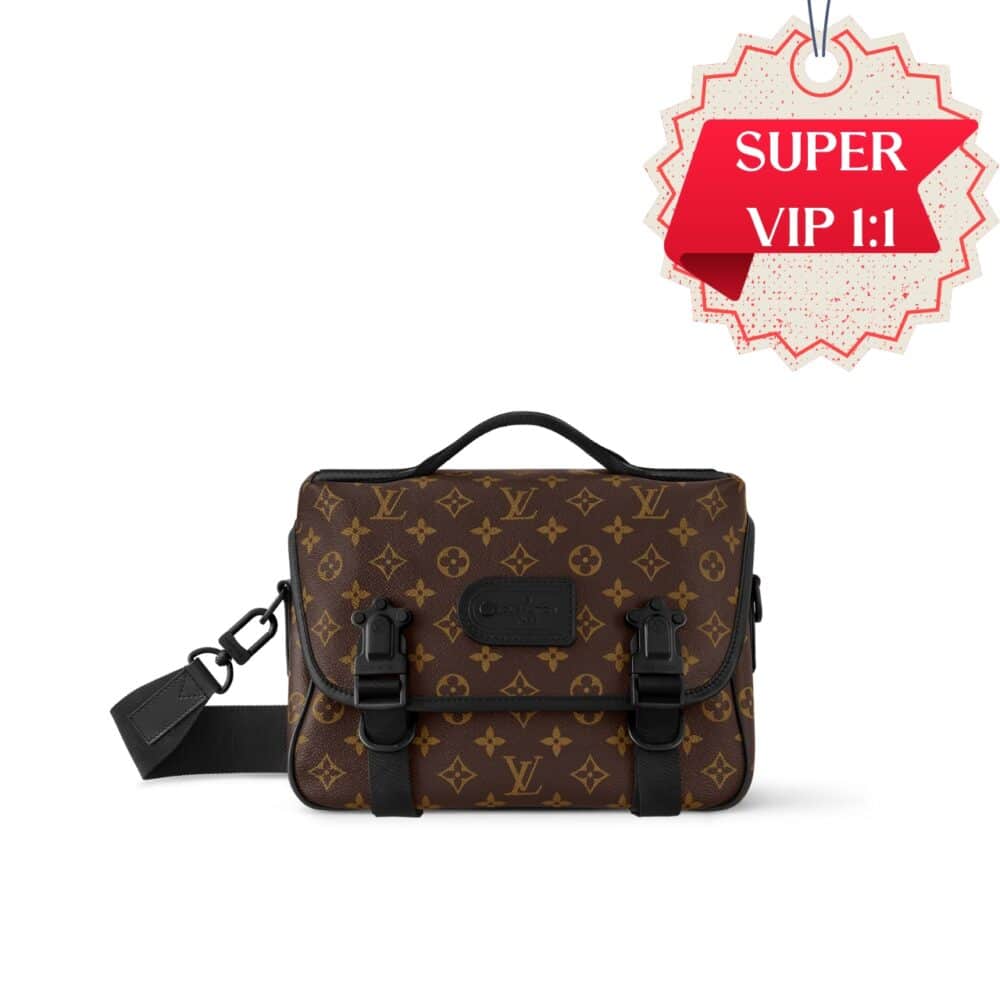 [SUPER VIP 1:1] LOUIS VUITTON LV TRAIL MESSENGER MONOGRAM MACASSAR BROWN 31CM M46972