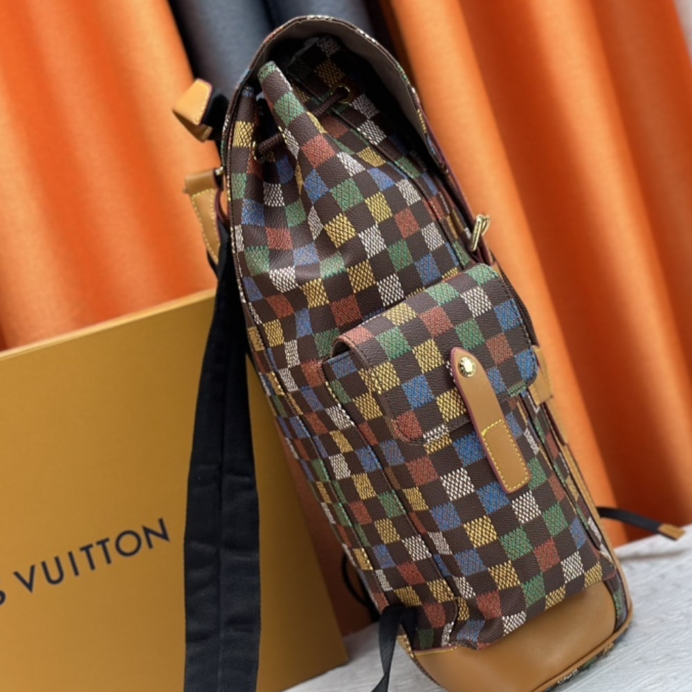 LOUIS VUITTON CHRISTOPHER MM BACKPACK MULTICOLOR 44CM N00163 - Image 3