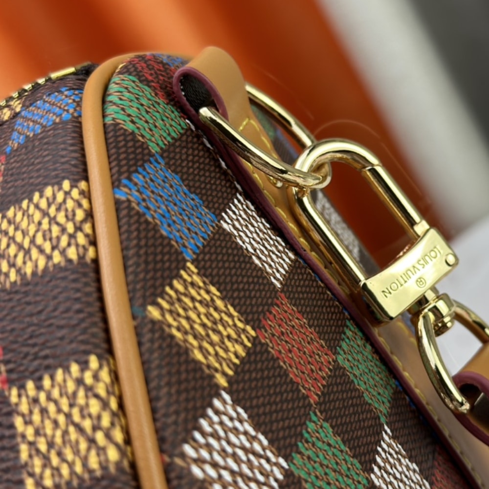 LOUIS VUITTON KEEPALL BANDOULIÈRE 50 LEATHER TRIM MUTICOLOR 50CM - Image 6