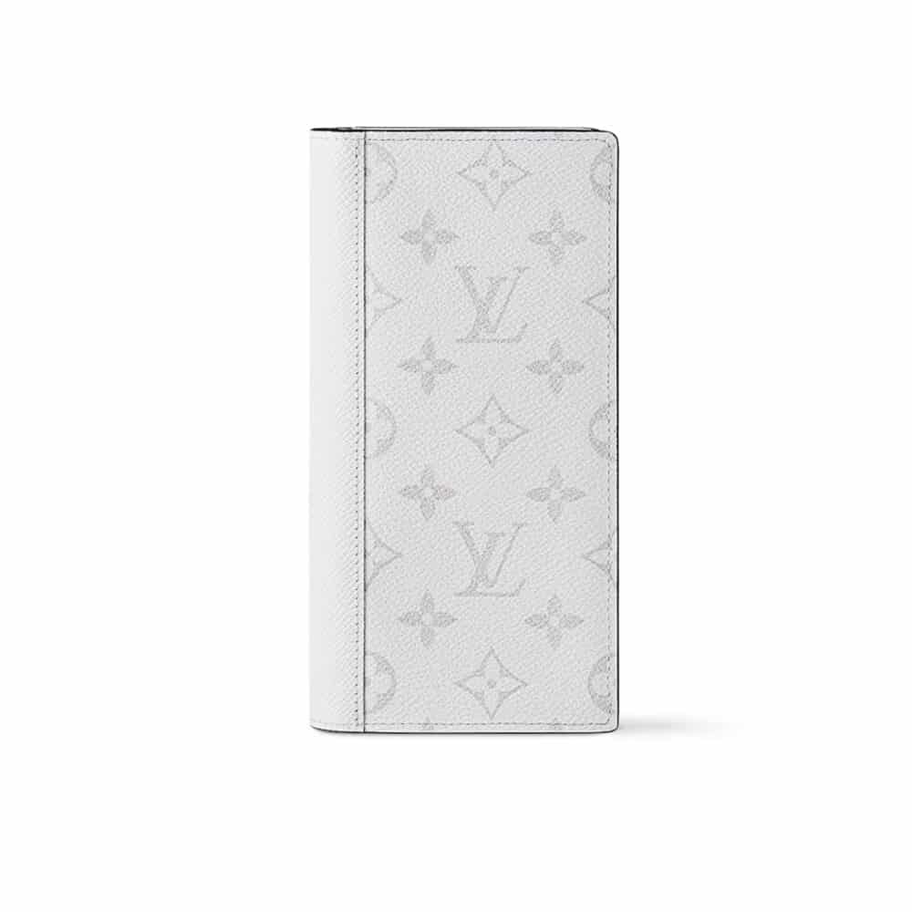 LOUIS VUITTON BRAZZA WALLET TAIGARAMA OPTIC WHITE 19CM M30889