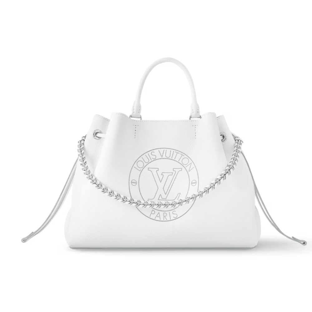 LOUIS VUITTON BELLA TOTE BAG MAHINA PERFORATED CALFSKIN 32CM M11733