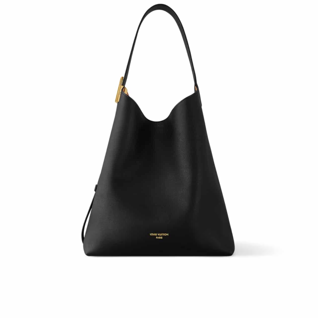 LOUIS VUITTON LOW KEY HOBO MM IN BLACK 31CM M24856