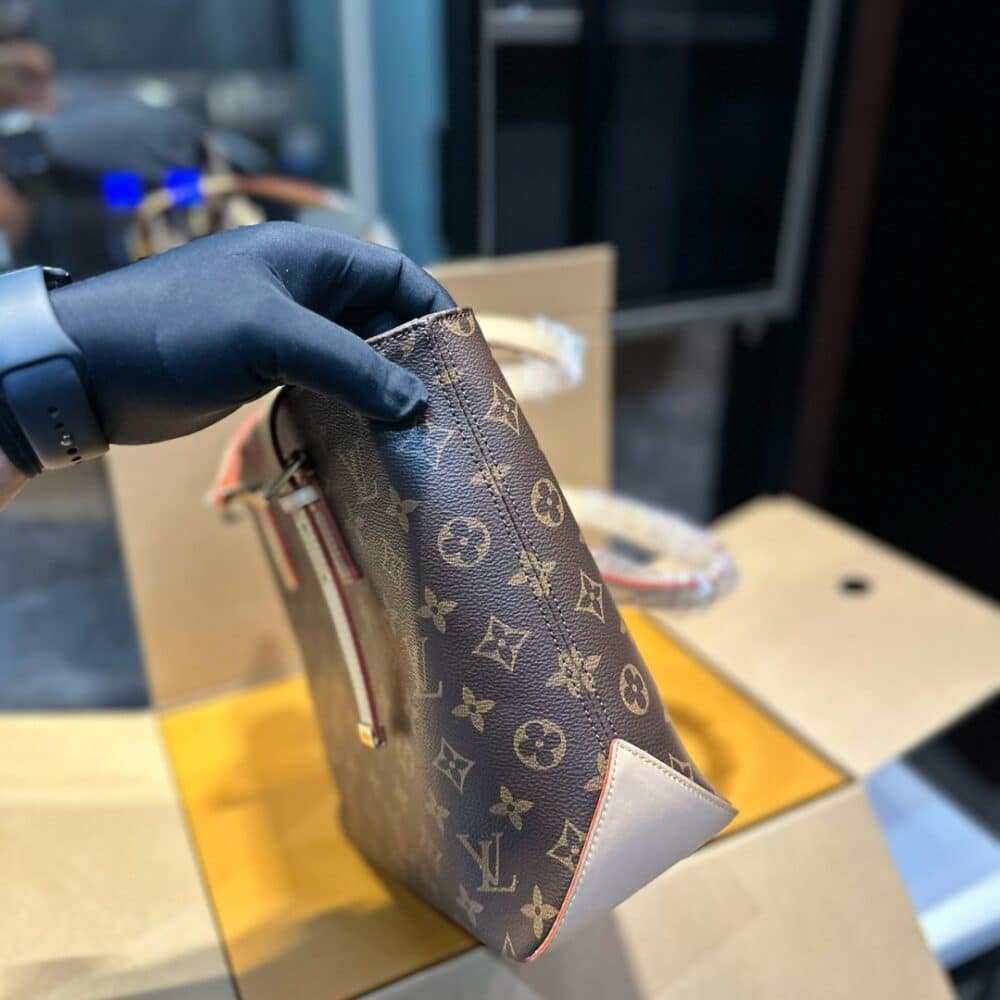 LOUIS VUITTON PIANO BAG MONOGRAM CANVAS BROWN 33CM M12095 - Image 5