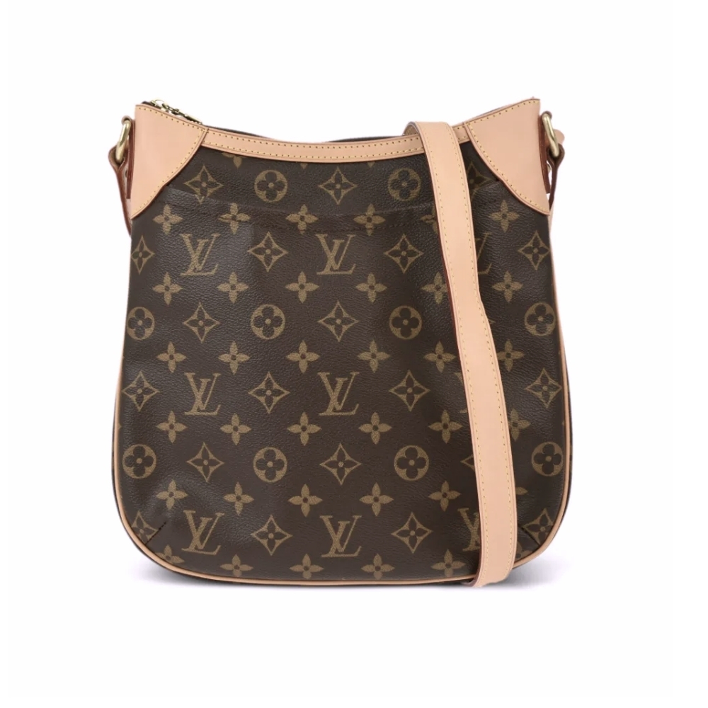 Louis Vuitton Odéon PM Monogram Canvas Shoulder Bag Brown 29cm M45353