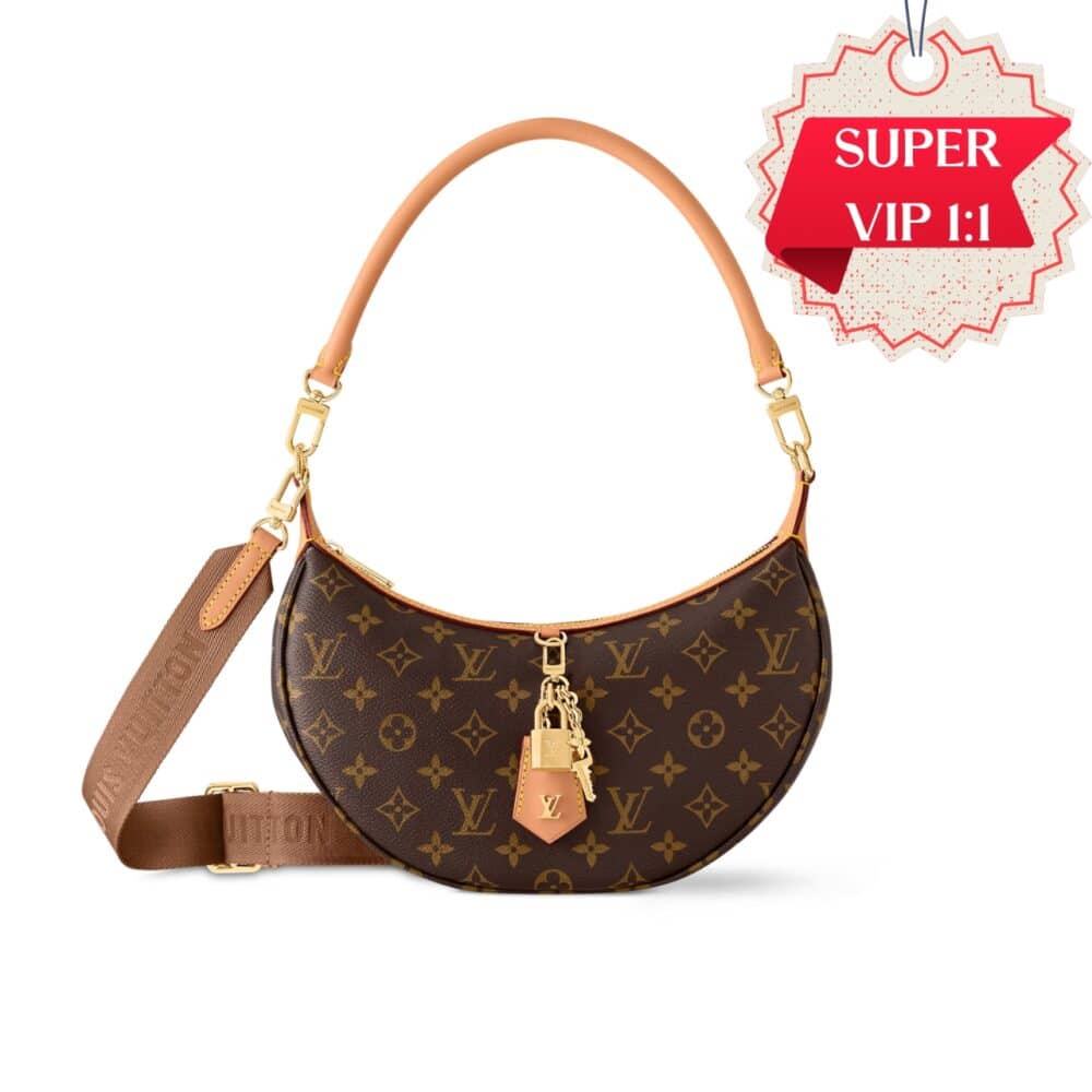 [SUPER VIP 1:1] LOUIS VUITTON LOOPING BAG MONOGRAM BROWN 28CM M12939